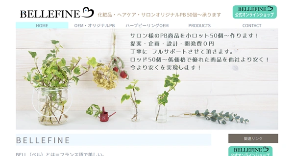 BELLEFINE_HPキャプチャ
